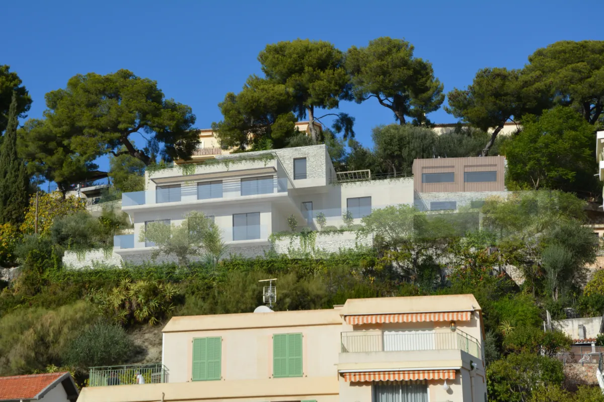 Vue après de l'extension de maison