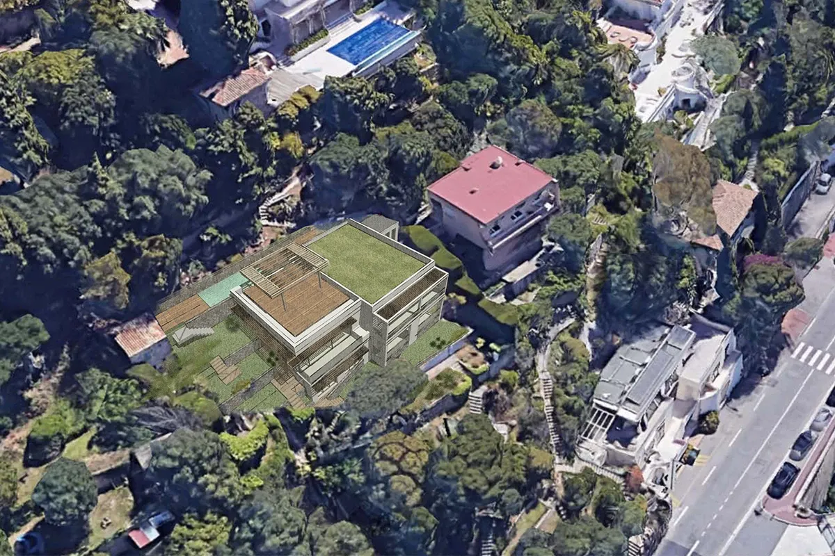 Vue après de l'extension du bâtiment