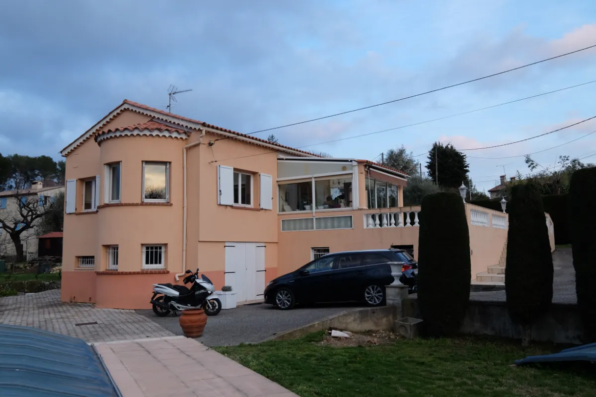 Avant l'extension de maison au Rouret