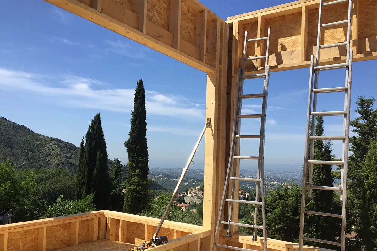 Vue D de la Maison d'Artiste à Aspremont